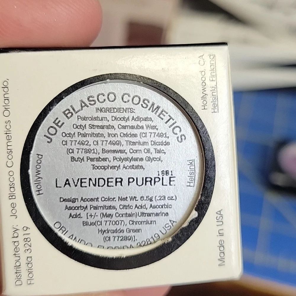 Joe Blasco Blush & Eyeshadow Lavender Purple 6.5g